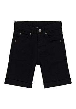 The New slim shorts - Black denim